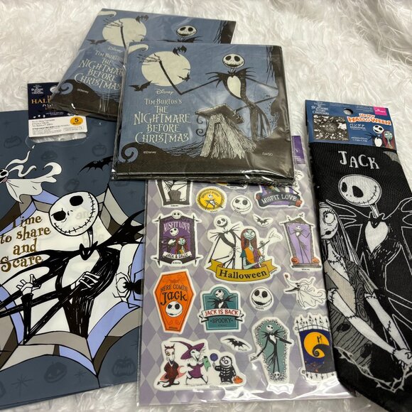 Bundle Nightmare Before Christmas Halloween NEW - Picture 1 of 7